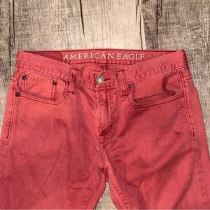 American Eagle Outfitters Red Jeans